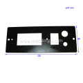 Powder Coating Black Steel Push Button Switch Plate